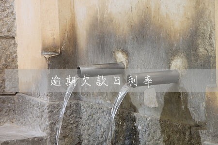 逾期欠款日利率 逾期欠款日利率