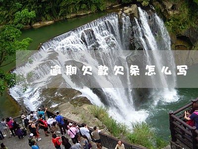 逾期欠款欠条怎么写 逾期欠款欠条怎么写