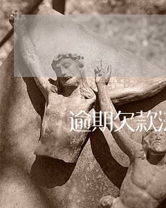 逾期欠款法律责任 逾期欠款法律责任