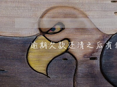 逾期欠款还清之后有什么影响 逾期欠款还清之后有什么影响