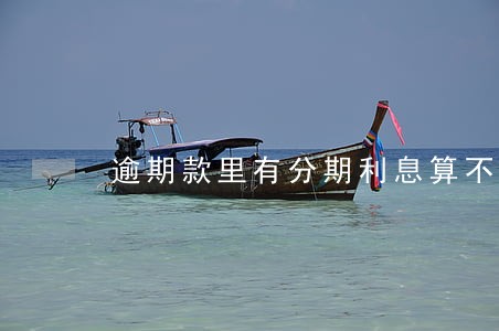 逾期款里有分期利息算不算本金 逾期款里有分期利息算不算本金