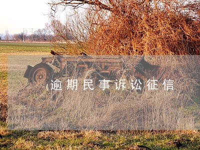 逾期民事诉讼征信 逾期民事诉讼征信