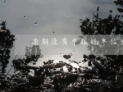 逾期没有申报税单位应如何处理 逾期没有申报税单位应如何处理