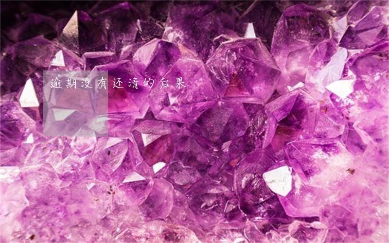 逾期没有还清的后果 逾期没有还清的后果