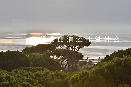 逾期没结清还能贷什么 逾期没结清还能贷什么