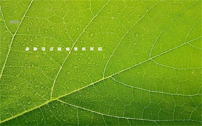 逾期没还能换手机号码 逾期没还能换手机号码