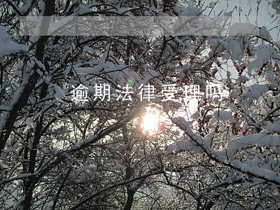 逾期法律受理吗