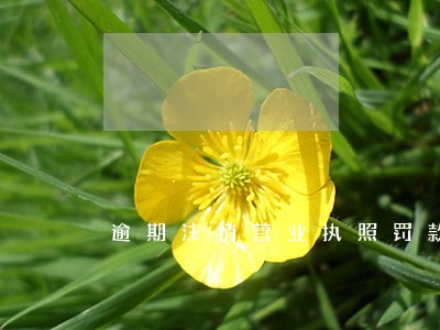 逾期注销营业执照罚款吗 逾期注销营业执照罚款吗