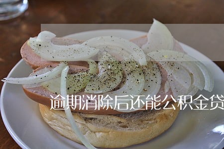 逾期消除后还能公积金贷款吗