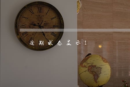 逾期状态显示1 逾期状态显示1