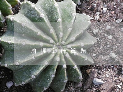逾期率计算题 逾期率计算题