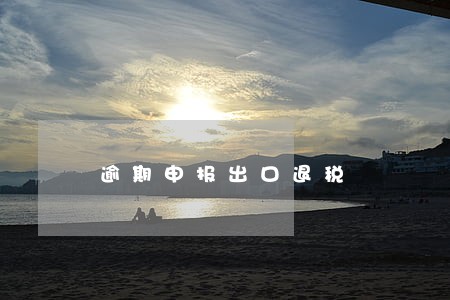 逾期申报出口退税 逾期申报出口退税