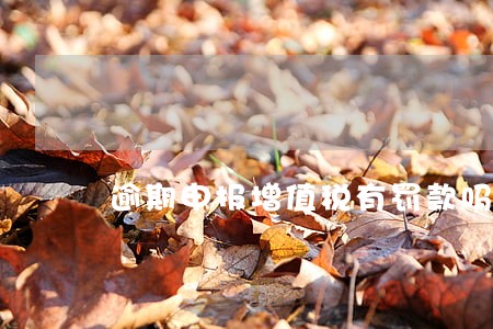 逾期申报增值税有罚款吗 逾期申报增值税有罚款吗
