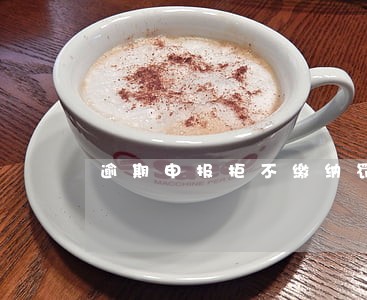 逾期申报拒不缴纳罚款 逾期申报拒不缴纳罚款