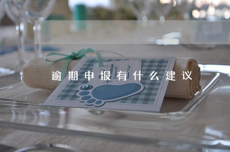 逾期申报有什么建议 逾期申报有什么建议