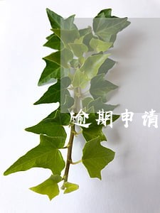 逾期申请停息还款 逾期申请停息还款