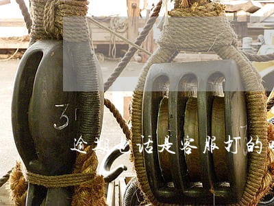 逾期电话是客服打的吗 逾期电话是客服打的吗