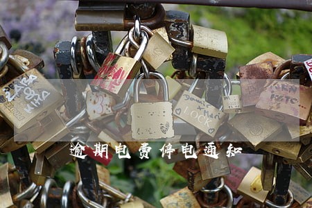 逾期电费停电通知 逾期电费停电通知