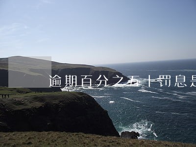 逾期百分之五十罚息是多少 逾期百分之五十罚息是多少