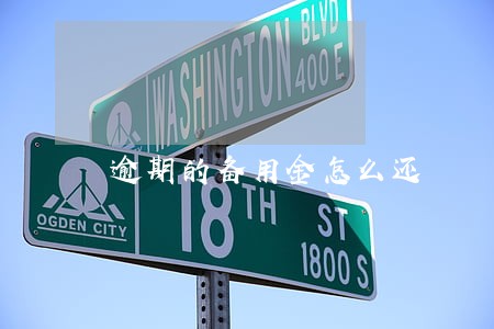 逾期的备用金怎么还