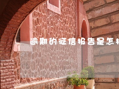 逾期的征信报告是怎样的 逾期的征信报告是怎样的