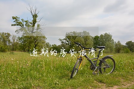 逾期的房贷结清了 逾期的房贷结清了