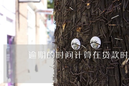 逾期的时间计算在贷款时间 逾期的时间计算在贷款时间