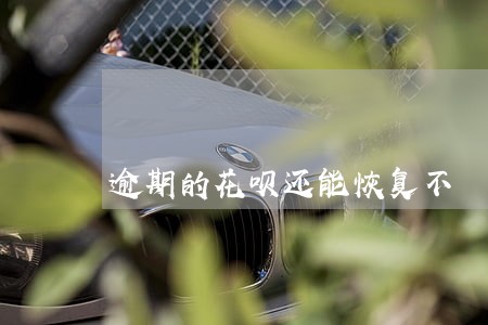 逾期的花呗还能恢复不 逾期的花呗还能恢复不
