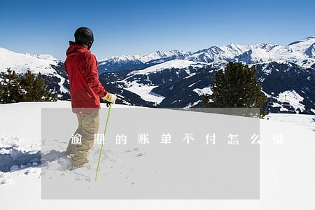 逾期的账单不付怎么说
