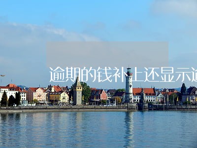 逾期的钱补上还显示逾期吗 逾期的钱补上还显示逾期吗
