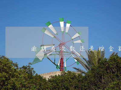 逾期看次数还是按金额 逾期看次数还是按金额