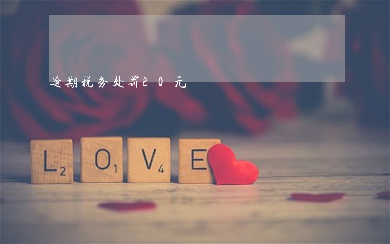逾期税务处罚20元