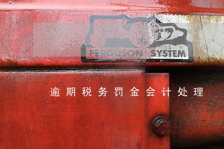 逾期税务罚金会计处理 逾期税务罚金会计处理
