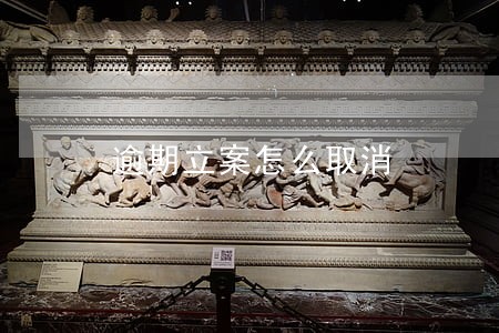 逾期立案怎么取消 逾期立案怎么取消