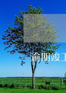 逾期竣工违约金的标准法律规定 逾期竣工违约金的标准法律规定