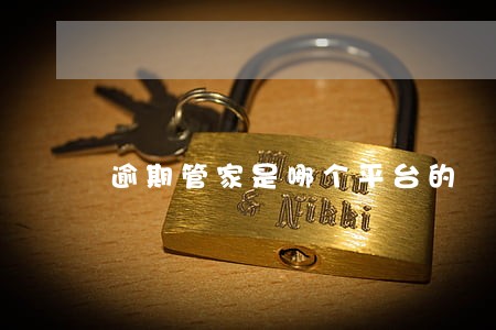 逾期管家是哪个平台的 逾期管家是哪个平台的