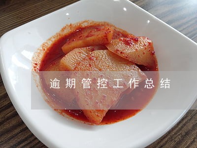 逾期管控工作总结 逾期管控工作总结