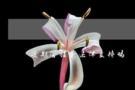 逾期管理费法律支持吗 逾期管理费法律支持吗