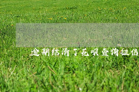 逾期结清了花呗查询征信会降额吗 逾期结清了花呗查询征信会降额吗