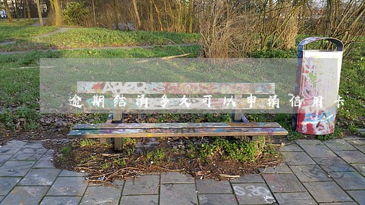 逾期结清多久可以申请信用卡 逾期结清多久可以申请信用卡