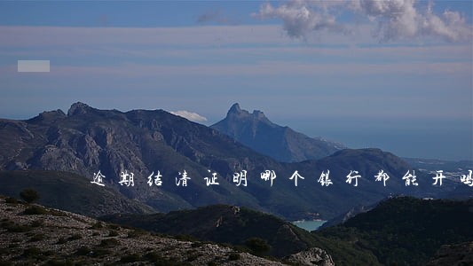 逾期结清证明哪个银行都能开吗 逾期结清证明哪个银行都能开吗