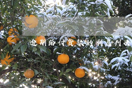 逾期给付货款的利息判决书 逾期给付货款的利息判决书