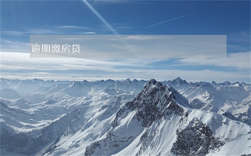 逾期缴房贷 逾期缴房贷