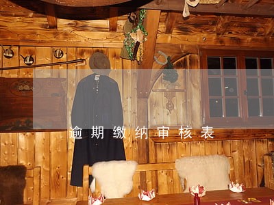 逾期缴纳审核表 逾期缴纳审核表
