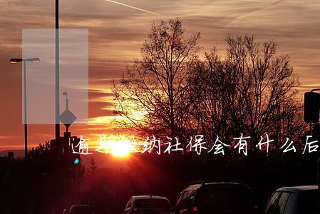 逾期缴纳社保会有什么后果 逾期缴纳社保会有什么后果