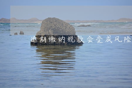 逾期缴纳税款会变成风险纳税人吗 逾期缴纳税款会变成风险纳税人吗