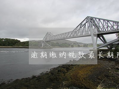 逾期缴纳税款最长期限 逾期缴纳税款最长期限