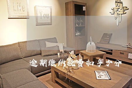 逾期缴纳税费扣多少分 逾期缴纳税费扣多少分