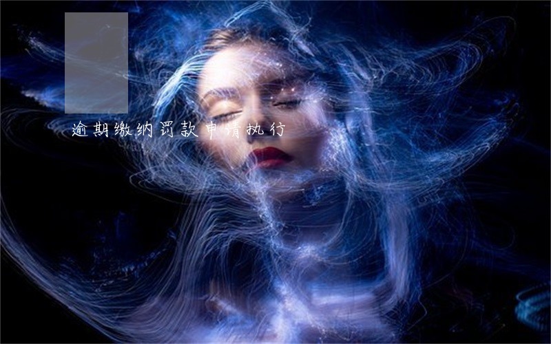 逾期缴纳罚款申请执行 逾期缴纳罚款申请执行