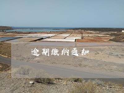 逾期缴纳通知 逾期缴纳通知
